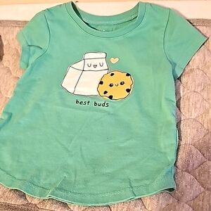 milk cookies 2 tshirts 18-24m short sleeve *